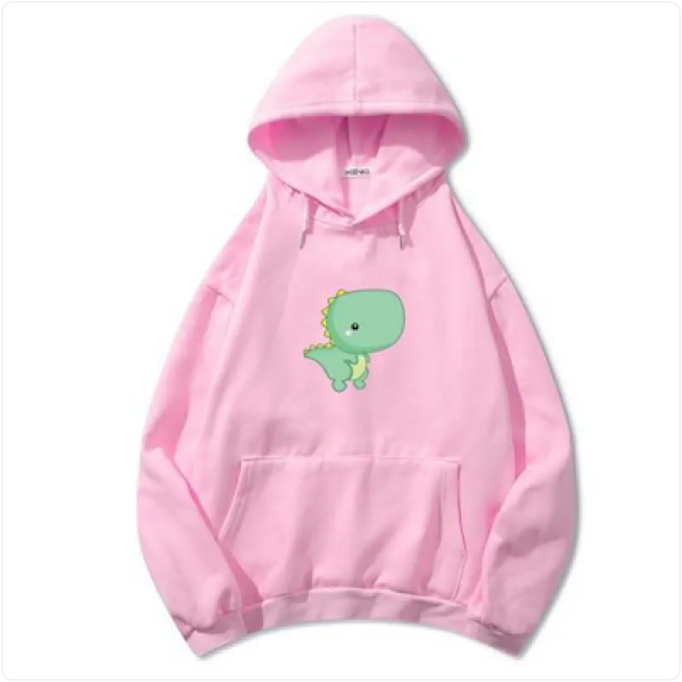 Men's Loose Fit Dinosaur Hoodie