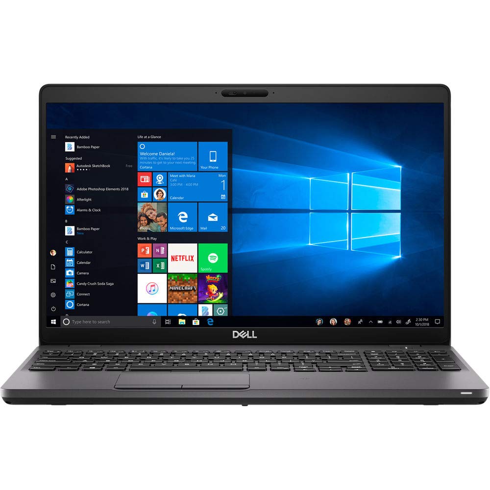 Dell Latitude 5500 Home and Business Laptop Intel i5-8265U 4-Core 8GB RAM 256GB PCIe SSD Intel HD 620 15.6" Full HD 1920x1080 Fingerprint WiFi Bluetooth Webcam 3xUSB 3.1 Win 10 Pro (Renewed)